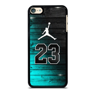AIR JORDAN WOOD BLUE LOGO iPod 6 Case Cover AIR JORDAN WOOD BLUE LOGO iPod 6 Case Cover