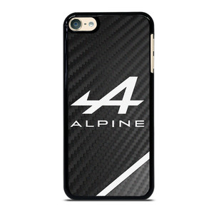 ALPINE AUTOMOBILES LOGO CARBON iPod 6 Case Cover ALPINE AUTOMOBILES LOGO CARBON iPod 6 Case Cover