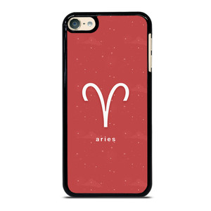 ARIES ZODIAC SIGN PINK iPod 6 Case Cover