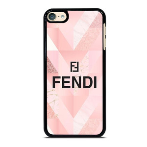FENDI ROMA PINK TAPESTRY LOGO iPod 6 Case Cover FENDI ROMA PINK TAPESTRY LOGO iPod 6 Case Cover