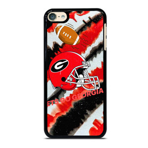 GEORGIA BULLDOGS FOOTBALL PSYCHEDELIC ART iPod 6 Case Cover GEORGIA BULLDOGS FOOTBALL PSYCHEDELIC ART iPod 6 Case Cover