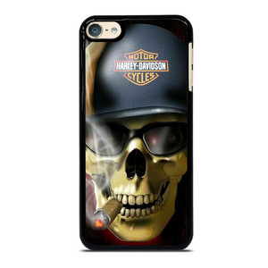 HARLEY DAVIDSON MOTOR SKULL SMOKING iPod 6 Case Cover HARLEY DAVIDSON MOTOR SKULL SMOKING iPod 6 Case Cover