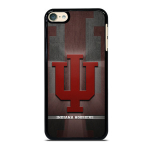 INDIANA HOOSIERS BASKETBALL METAL LOGO iPod 6 Case Cover INDIANA HOOSIERS BASKETBALL METAL LOGO iPod 6 Case Cover