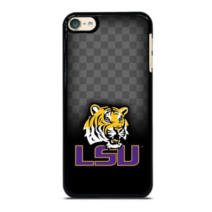 LSU TIGERS FOOTBALL CHECKERBOARD LOGO iPod 6 Case Cover LSU TIGERS FOOTBALL CHECKERBOARD LOGO iPod 6 Case Cover