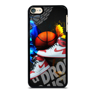 NIKE AIR JORDAN SPLASHED SNEAKERS iPod 6 Case Cover NIKE AIR JORDAN SPLASHED SNEAKERS iPod 6 Case Cover