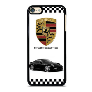 PORSCHE 911 CHECKERED EMBLEM iPod 6 Case Cover PORSCHE 911 CHECKERED EMBLEM iPod 6 Case Cover