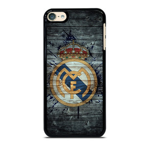 REAL MADRID FOOTBALL WOOD LOGO iPod 6 Case Cover REAL MADRID FOOTBALL WOOD LOGO iPod 6 Case Cover