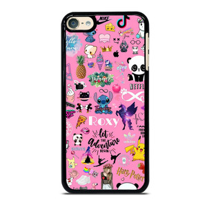 ROXY CARTOON PINK COLLAGE iPod 6 Case Cover ROXY CARTOON PINK COLLAGE iPod 6 Case Cover