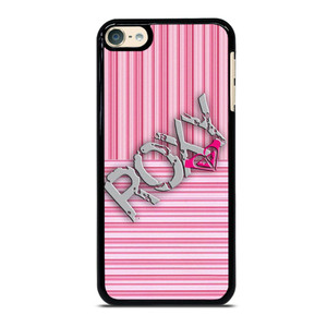 ROXY PINK STRIPE EMBLEM iPod 6 Case Cover ROXY PINK STRIPE EMBLEM iPod 6 Case Cover