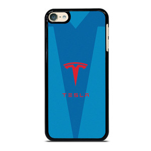 TESLA BLUE LOGO iPod 6 Case Cover