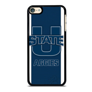 UTAH STATE AGGIES CARBON LOGO iPod 6 Case Cover