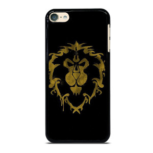 WORLD OF WARCRAFT ALLIANCE BLACK LOGO iPod 6 Case Cover