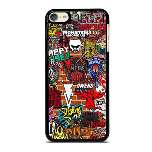 WWE WRESTLING SHIELD SYMBOL COLLAGE iPod 6 Case Cover