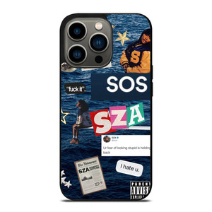 SZA SOS ALBUM COLLAGE iPhone 13 Pro Case Cover SZA SOS ALBUM COLLAGE iPhone 13 Pro Case Cover