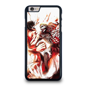 EREN YEAGER VS REINER ATTACK ON TITAN ANIME iPhone 6 / 6S Plus Case Cover EREN YEAGER VS REINER ATTACK ON TITAN ANIME iPhone 6 / 6S Plus Case Cover