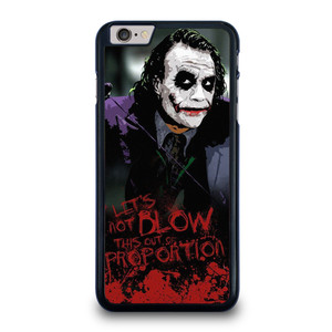 JOKER HEATH LEDGER QUOTES iPhone 6 / 6S Plus Case Cover JOKER HEATH LEDGER QUOTES iPhone 6 / 6S Plus Case Cover