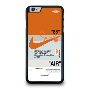 NIKE AIR JORDAN 1 OFF WHITE ORANGE iPhone 6 / 6S Plus Case Cover NIKE AIR JORDAN 1 OFF WHITE ORANGE iPhone 6 / 6S Plus Case Cover