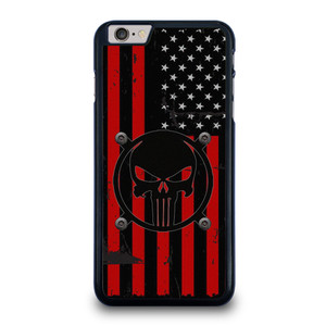 PUNISHER RED BLACK AMERICAN FLAG iPhone 6 / 6S Plus Case Cover