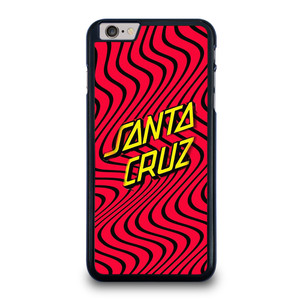 SANTA CRUZ SKATEBOARD WAVY RED iPhone 6 / 6S Plus Case Cover