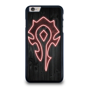 WORLD OF WARCRAFT HORDE WOOD LOGO iPhone 6 / 6S Plus Case Cover