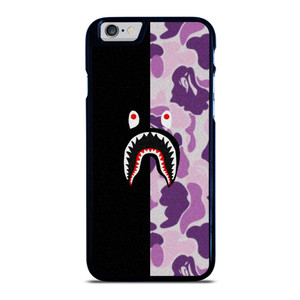 BAPE SHARK BLACK PURPLE CAMO iPhone 6 / 6S Case Cover BAPE SHARK BLACK PURPLE CAMO iPhone 6 / 6S Case Cover