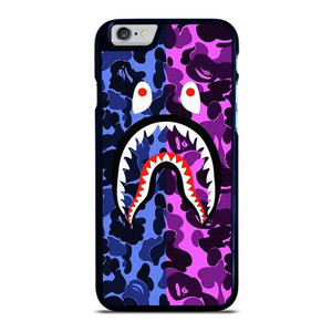 BAPE SHARK BLUE PURPLE iPhone 6 / 6S Case Cover BAPE SHARK BLUE PURPLE iPhone 6 / 6S Case Cover