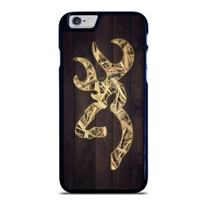 BROWNING WOOD LOGO CAMO LEAF iPhone 6 / 6S Case Cover BROWNING WOOD LOGO CAMO LEAF iPhone 6 / 6S Case Cover