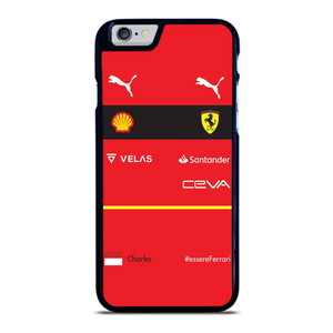 CHARLES LECRERC SCUDERIA FERRARI F1 KIT iPhone 6 / 6S Case Cover CHARLES LECRERC SCUDERIA FERRARI F1 KIT iPhone 6 / 6S Case Cover