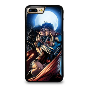 WONDER WOMAN SUPERMAN CARTOON KISSING iPhone 7 / 8 Plus Case Cover WONDER WOMAN SUPERMAN CARTOON KISSING iPhone 7 / 8 Plus Case Cover