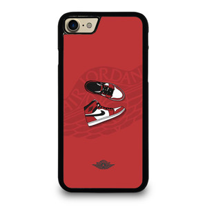 AIR JORDAN 1 SNEAKERS RED iPhone 7 / 8 Case Cover AIR JORDAN 1 SNEAKERS RED iPhone 7 / 8 Case Cover
