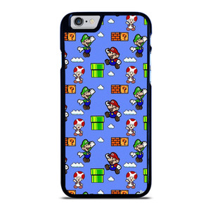 MARIO BROS LUIGI TOAD CUTE PATTERN iPhone 6 / 6S Case Cover MARIO BROS LUIGI TOAD CUTE PATTERN iPhone 6 / 6S Case Cover