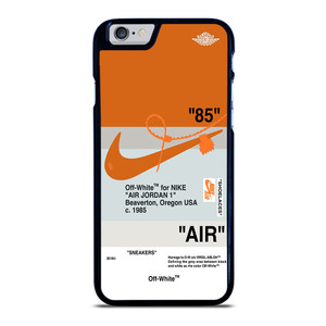 NIKE AIR JORDAN 1 OFF WHITE ORANGE iPhone 6 / 6S Case Cover NIKE AIR JORDAN 1 OFF WHITE ORANGE iPhone 6 / 6S Case Cover