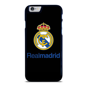 REAL MADRID FOOTBALL BLACK LOGO iPhone 6 / 6S Case Cover