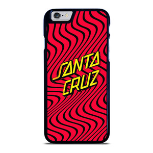 SANTA CRUZ SKATEBOARD WAVY RED iPhone 6 / 6S Case Cover SANTA CRUZ SKATEBOARD WAVY RED iPhone 6 / 6S Case Cover