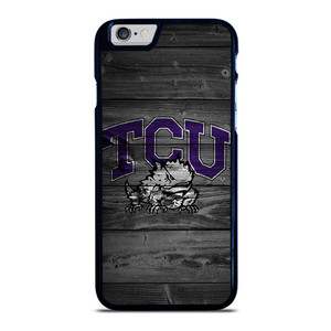TCU HORNED FROGS FOOTBALL WOOD LOGO iPhone 6 / 6S Case Cover