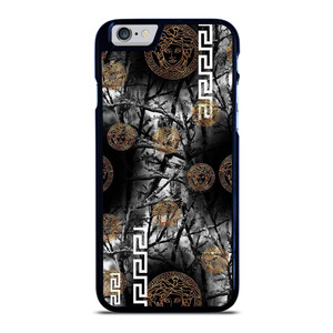 VERCASE CAMO LEAF BLACK WHITE iPhone 6 / 6S Case Cover