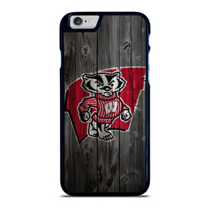 WISCONSIN BADGERS WOOD LOGO iPhone 6 / 6S Case Cover