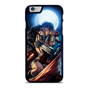 WONDER WOMAN SUPERMAN CARTOON KISSING iPhone 6 / 6S Case Cover