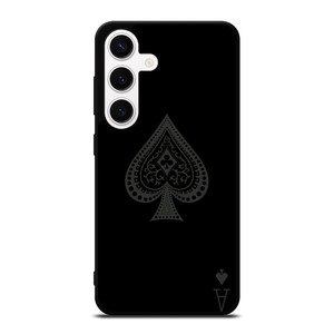 ACE OF SPADES ALL BLACK ICON   Samsung Galaxy S24 Case Cover