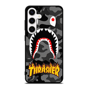 BAPE SHARK THRASHER CAMO   Samsung Galaxy S24 Case Cover