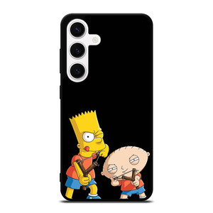 BART SIMPSONS AND GRIFFIN FAMILY GUY Samsung Galaxy S24 Case Cover BART SIMPSONS AND GRIFFIN FAMILY GUY Samsung Galaxy S24 Case Cover