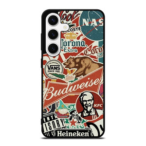 BEER WHISKEY LOGO COLLECTION   Samsung Galaxy S24 Case Cover