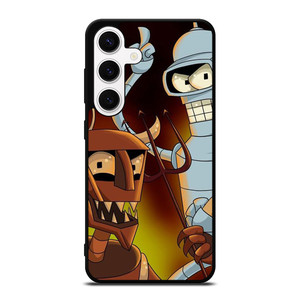 BENDER ROBOT DEVIL FUTURAMA CARTOON Samsung Galaxy S24 Case Cover BENDER ROBOT DEVIL FUTURAMA CARTOON Samsung Galaxy S24 Case Cover