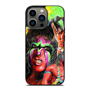 ULTIMATE WARRIOR WRESTLING WWE ART iPhone 13 Pro Case Cover