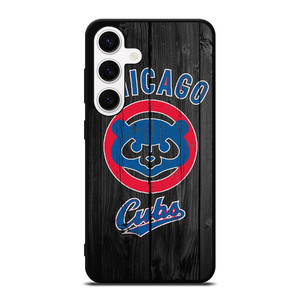 CHICAGO CUBS WOODEN ICON Samsung Galaxy S24 Case Cover CHICAGO CUBS WOODEN ICON Samsung Galaxy S24 Case Cover