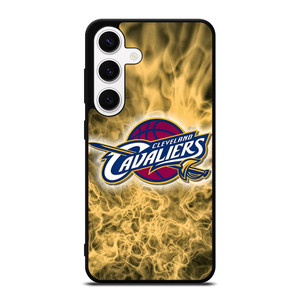 CLEVELAND CAVALIERS BASKETBALL NBA SMOKE   Samsung Galaxy S24 Case Cover