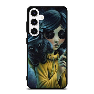 CORALINE AND CAT   Samsung Galaxy S24 Case Cover