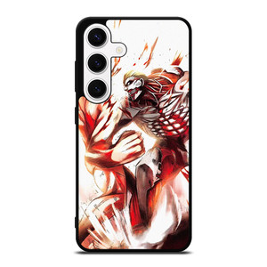 EREN YEAGER VS REINER ATTACK ON TITAN ANIME   Samsung Galaxy S24 Case Cover