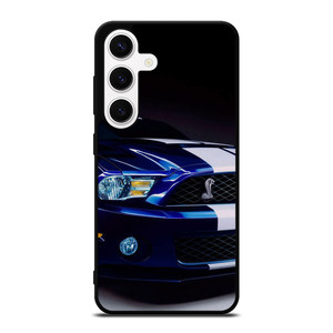 FORD MUSTANG SHELBY BLUE GRILL   Samsung Galaxy S24 Case Cover