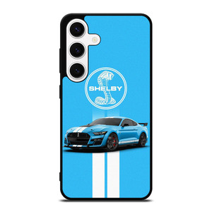 FORD SHELBY BLUE LOGO Samsung Galaxy S24 Case Cover FORD SHELBY BLUE LOGO Samsung Galaxy S24 Case Cover